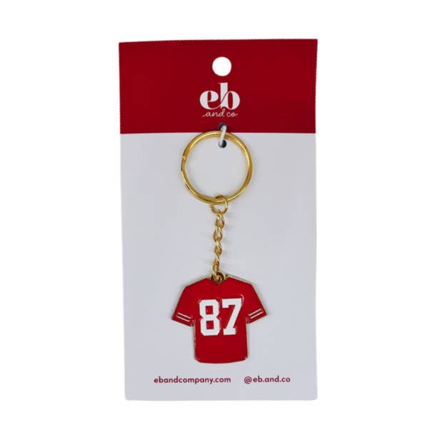 Kansas City #87 Jersey Nyckelring för wholesale av EB and Co.