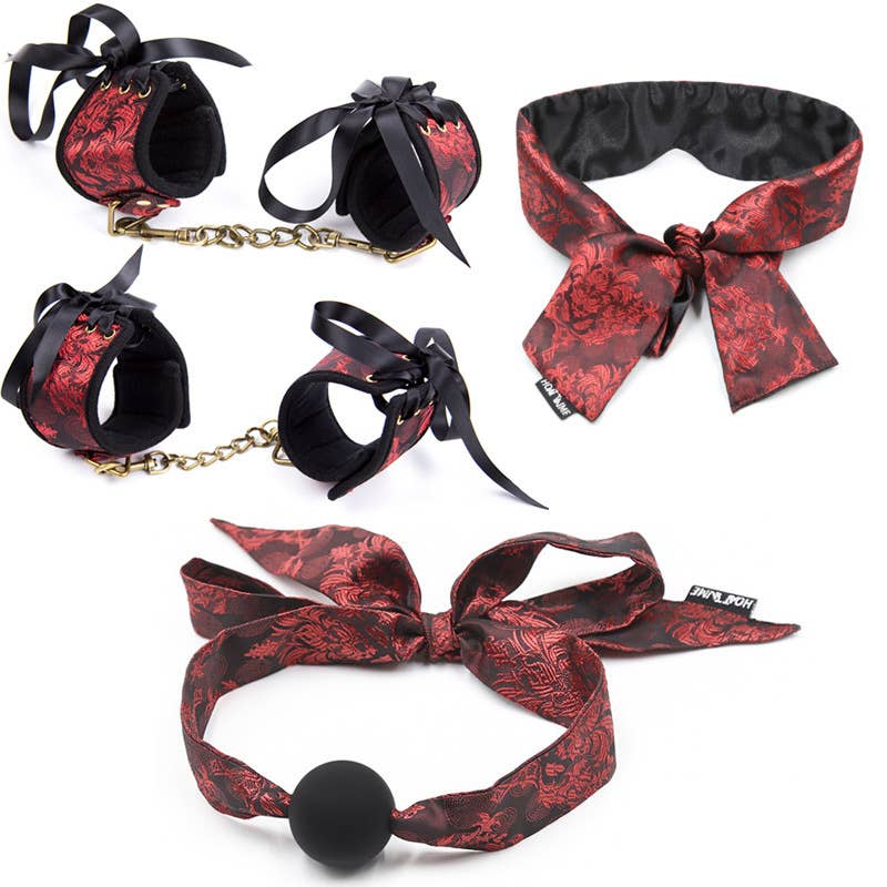 Tourtiwi - Vente Sex toys - Ensemble de bijoux sexuels imprimés menottes et attaches de pieds34
