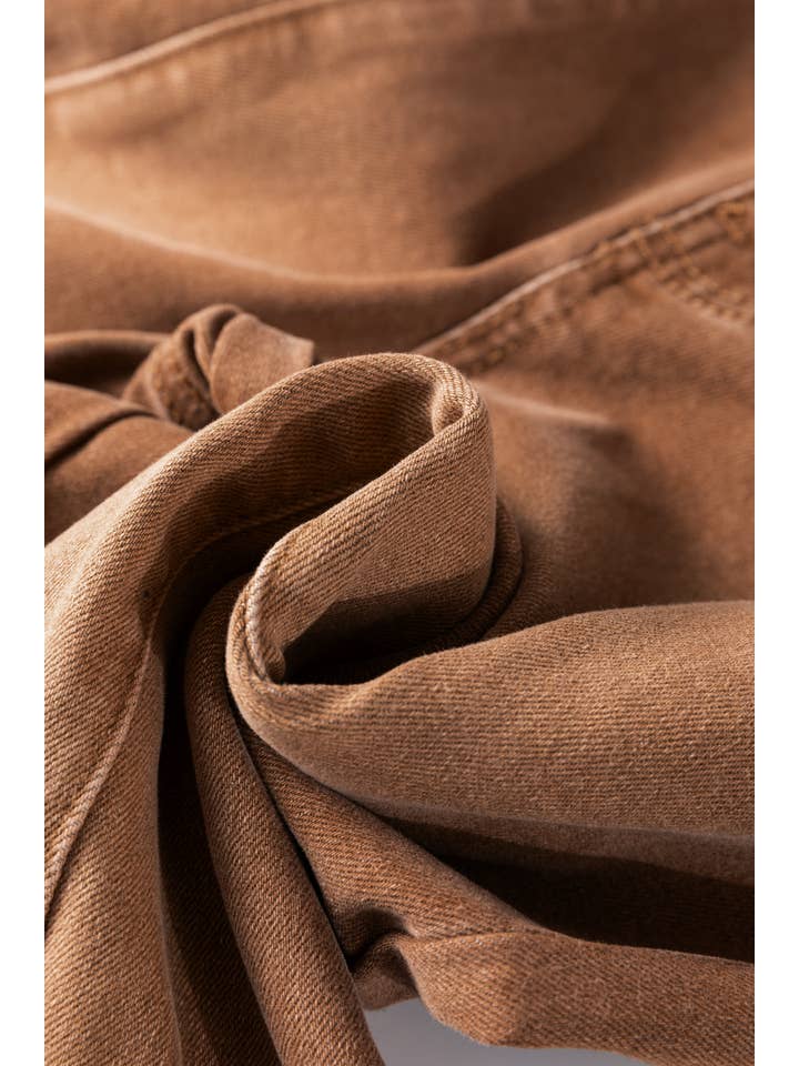 66DISCO - Wholesale Jeans - Women's - 66Western High Waist Button Fly Seamed Raw Hem Flare Jeans10