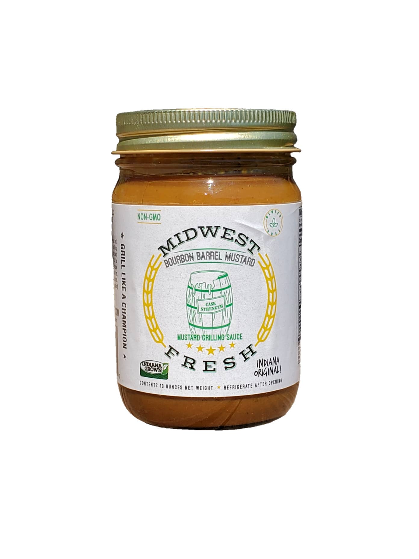 Midwest Fresh - Wholesale Mustard - Bourbon Barrel Mustard