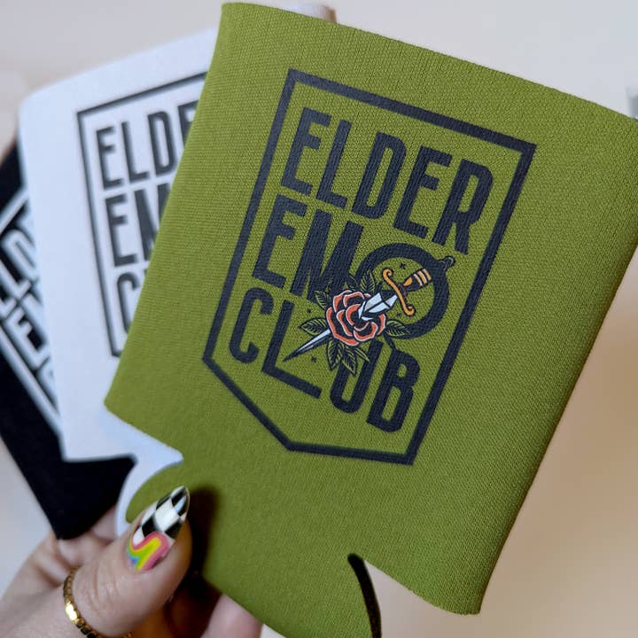 All That Raaz - Wholesale Drink Huggers & Koozies - Elder Emo Emblem Can Cooler 3