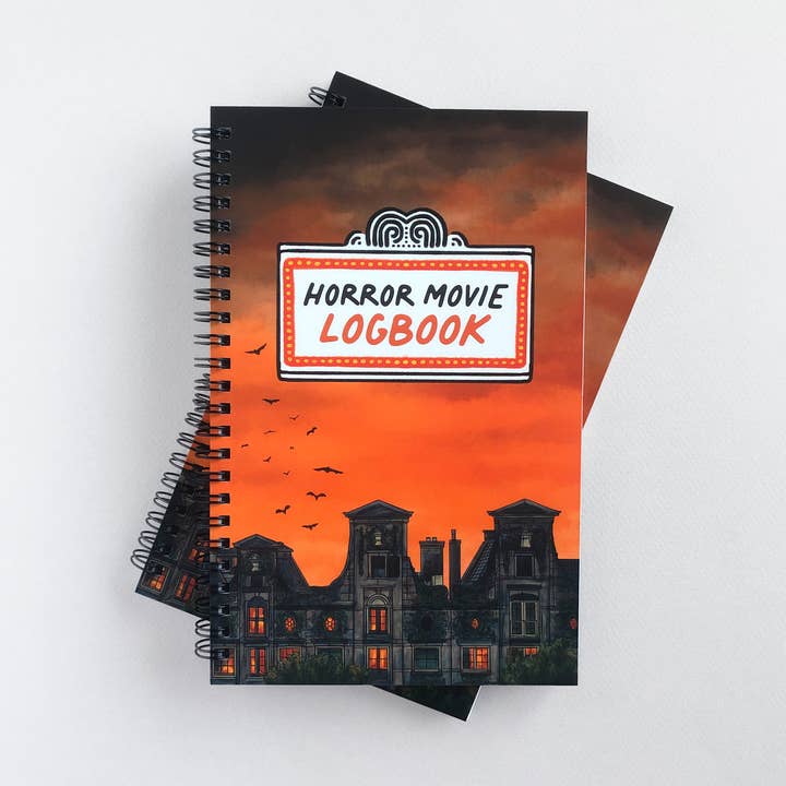 Horror Movie Logbook | Journal for Tracking Scary Movies for wholesale by Artful Pixels