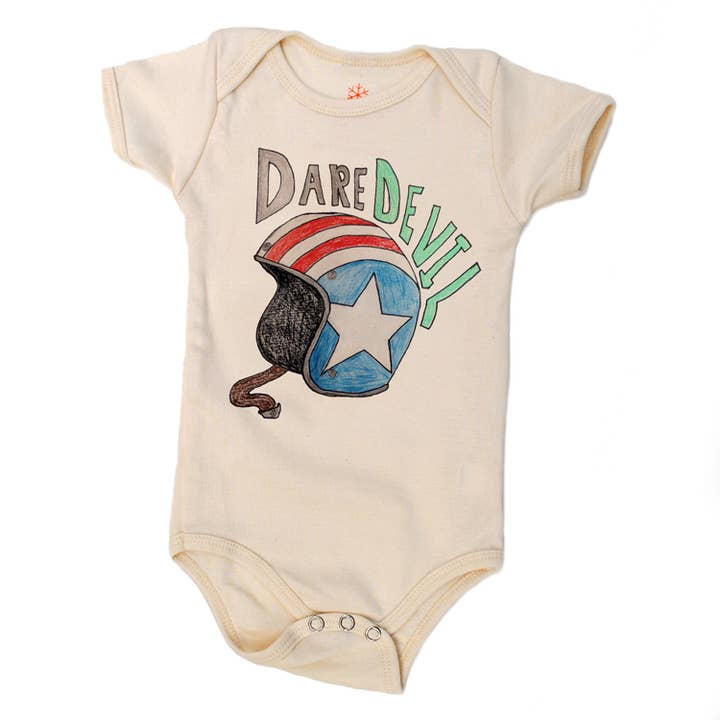 Dare Devil - Kids Organic Onesie for wholesale by orangeheat
