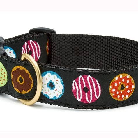 Donuts Extra Wide Dog Collar for wholesale by Up Country, Inc.