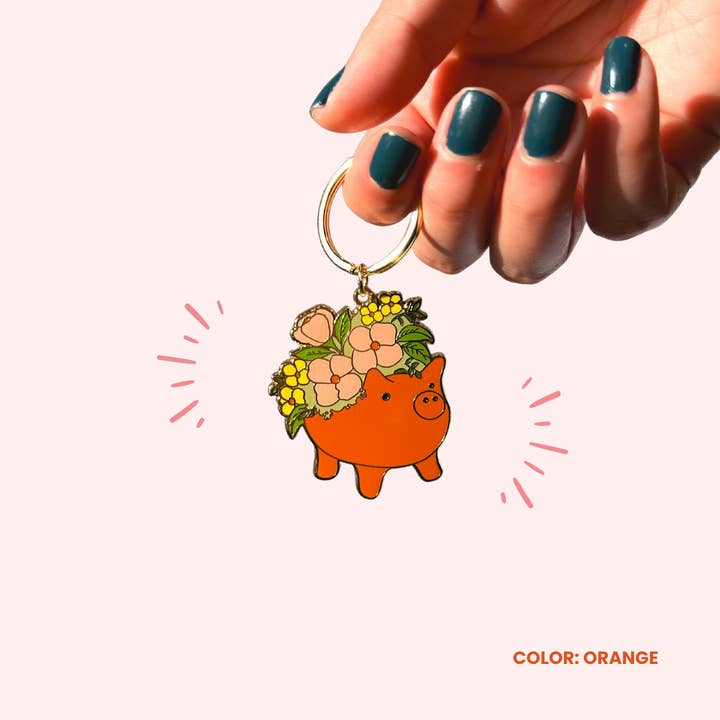 Isabella MG - Wholesale Keychain - Women's - Marranito Enamel Keychain1