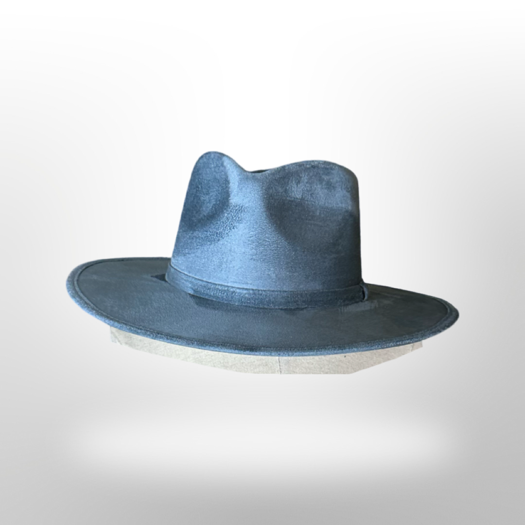 Nati Natash - Wholesale Fedora - Women's - Tear Drop Vegan Suede Rancher Flat Brim31