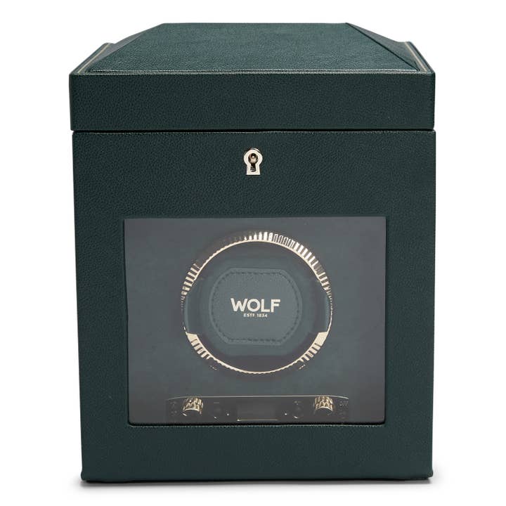 British Racing Single Watch Winder with Storage for wholesale by WOLF