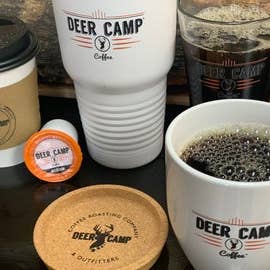 DEER CAMP® Coffee Roasting Company & Outfitters - Wholesale Coffee Beans - DEER CAMP® Coffee Grunting Buck™ City Roast2