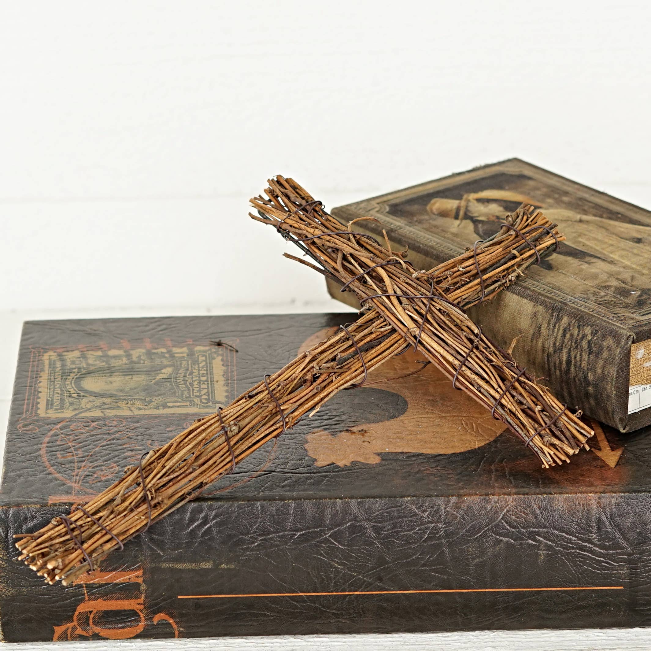 Impressive Enterprises, Inc. - Wholesale Wall Cross - 570395- Rattan Twig Cross- 12in x 8in natural3