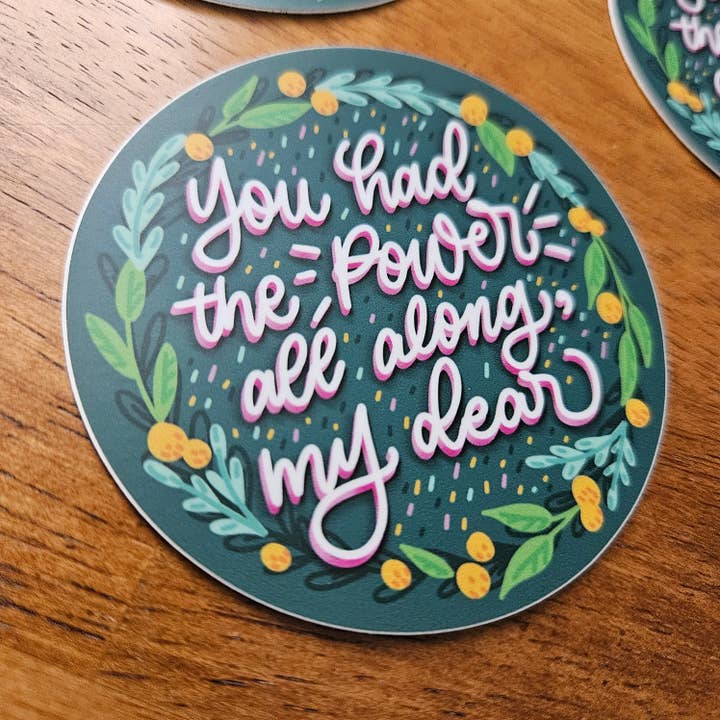 Nerd Lady Designs - Wholesale Sticker - The Power All Along Oz Sticker3