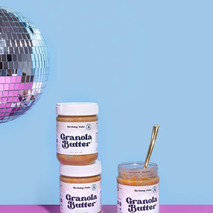 Oat Haus - Wholesale Nut Butter - Easy Stir Birthday Cake Granola Butter | Nut-free Spread