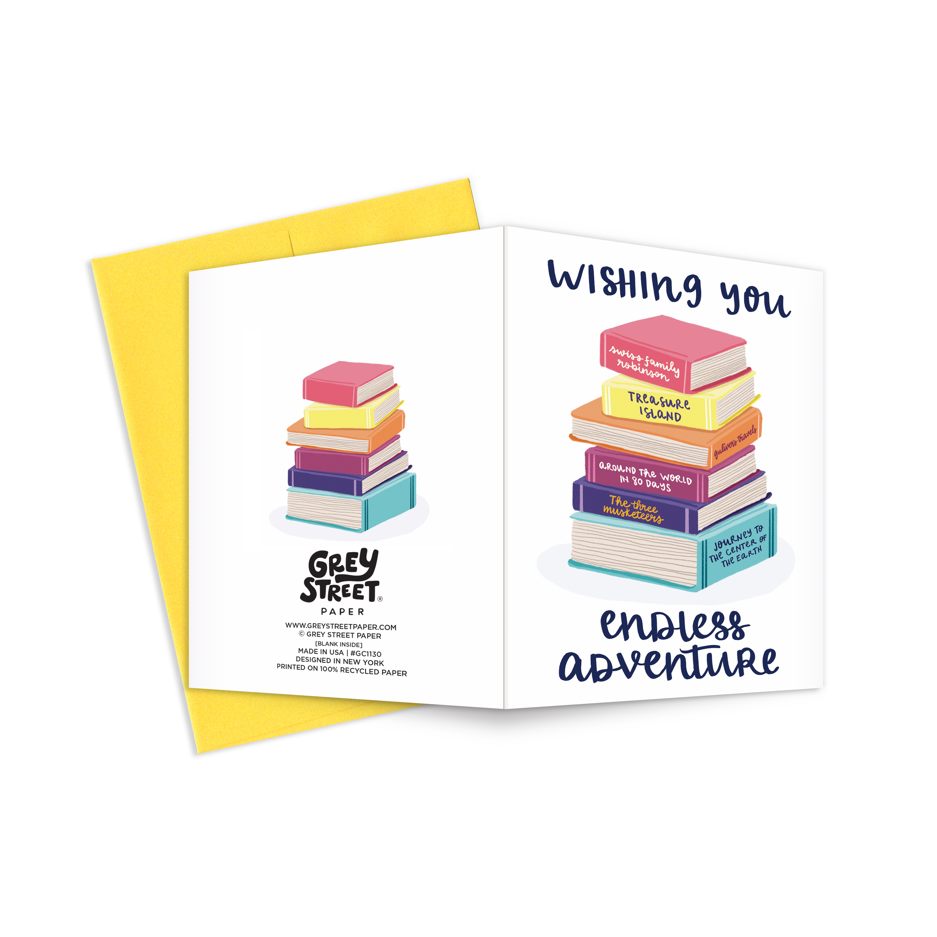 Grey Street Paper – Großhandel Karte zum erfolgreichen Abschluss – Endless Adventure Grußkarte2