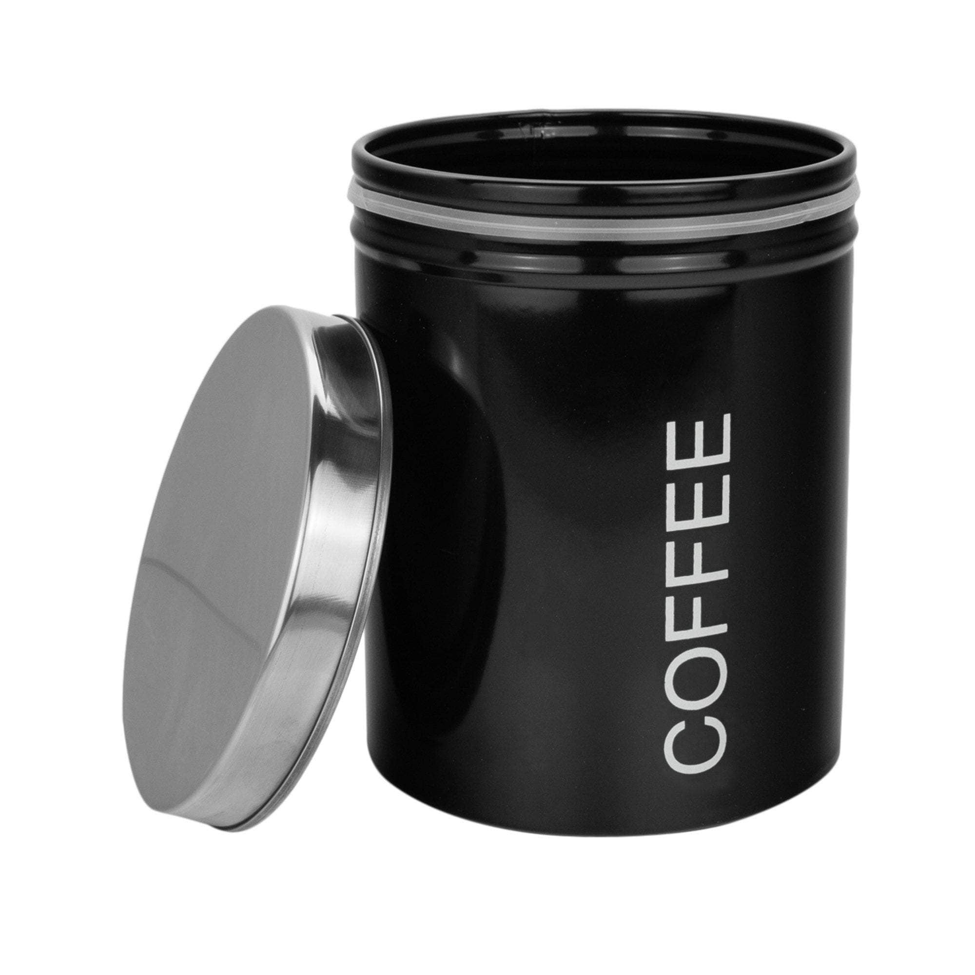 Rinkit Ltd - Wholesale Canister - Harbour Housewares Metal Coffee Canister - Black3