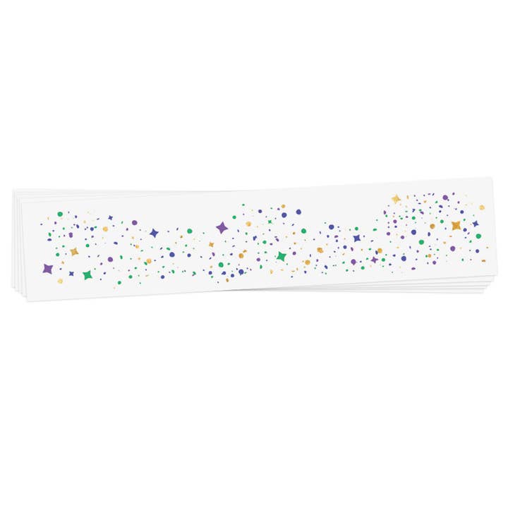 Flash Tattoos - Wholesale Temporary Tattoo - MARDI GRAS FACE FRECKLES | METALLIC TEMPORARY TATTOOS