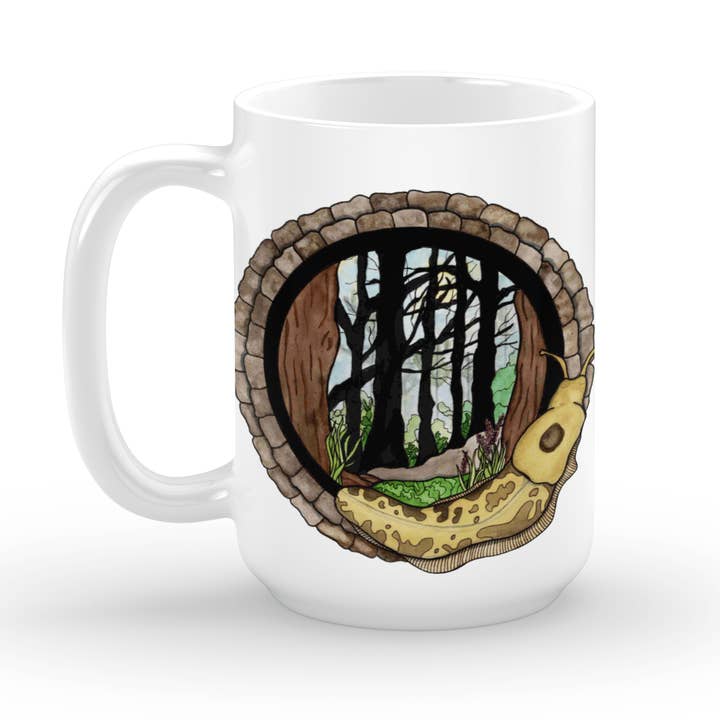 "Feeling Sluggish in the PNW" 15oz Mug for wholesale by PinkPolish Design