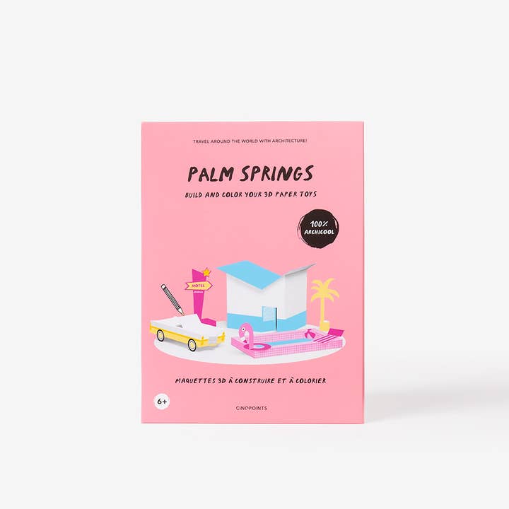 Cinqpoints – wholesale DIY craft kit – Christmas Paperart DIY Craft Gift to Build - Palm Springs5