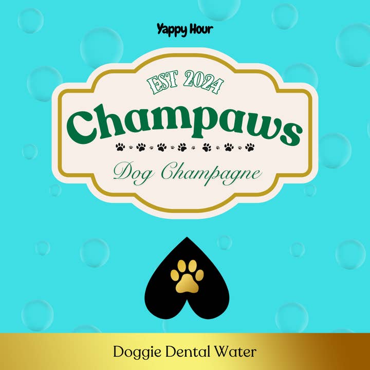 Yappy Hour - Wholesale Pet Treats - Dog - Champaws Dog Champagne | 6ct | Dental3