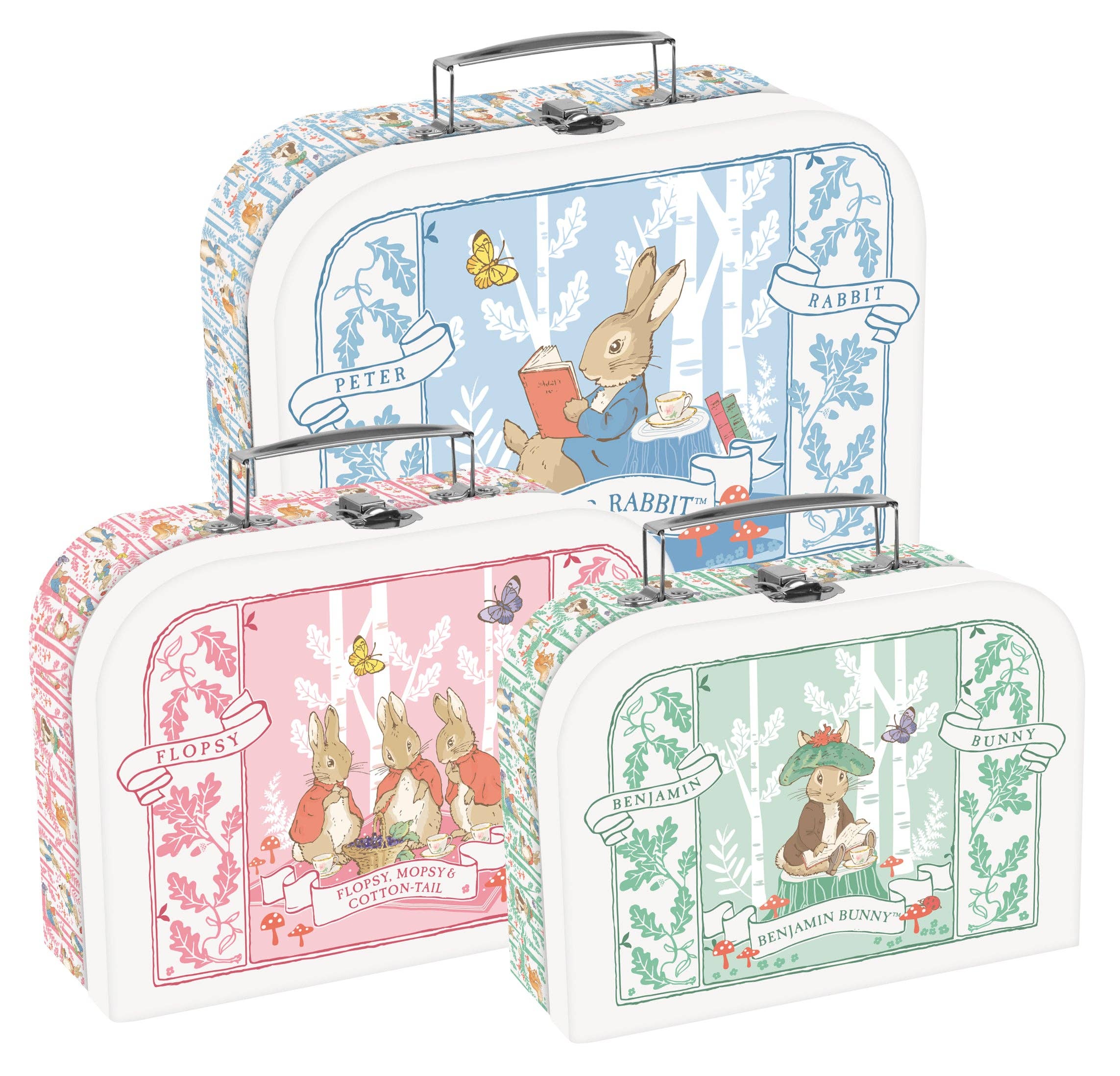 Robert Frederick Ltd - Wholesale Lunch bag/box – Kids - Beatrix Potter Children's Triple Carry Case Set - 3 Sizes