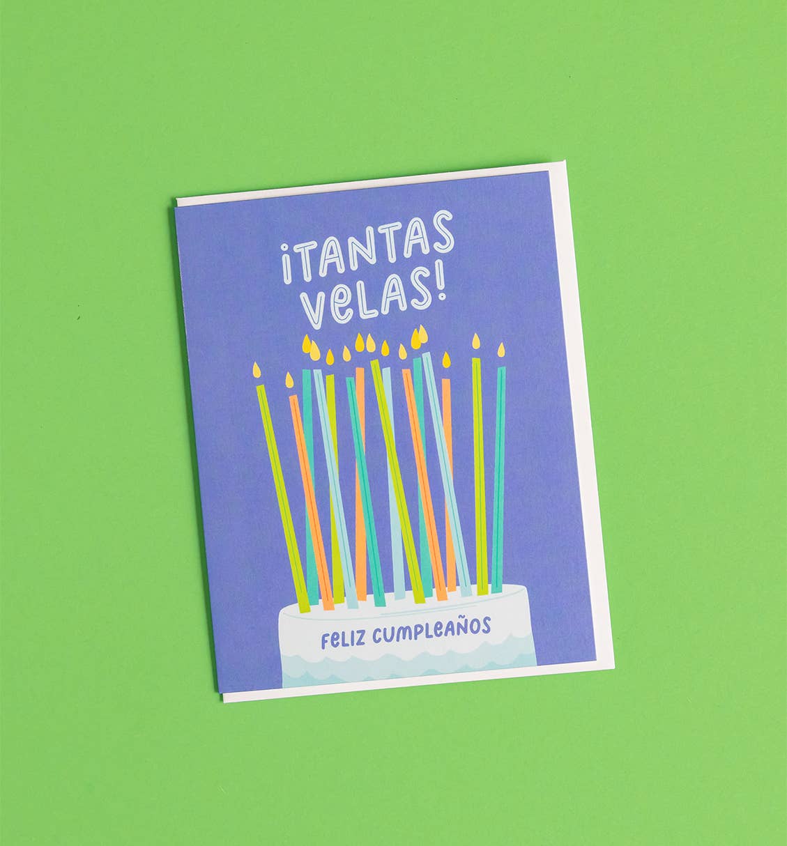 Graphic Anthology Greeting Cards - Wholesale Birthday Card - Tantas Velas birthday card | Spanish candles greeting card2