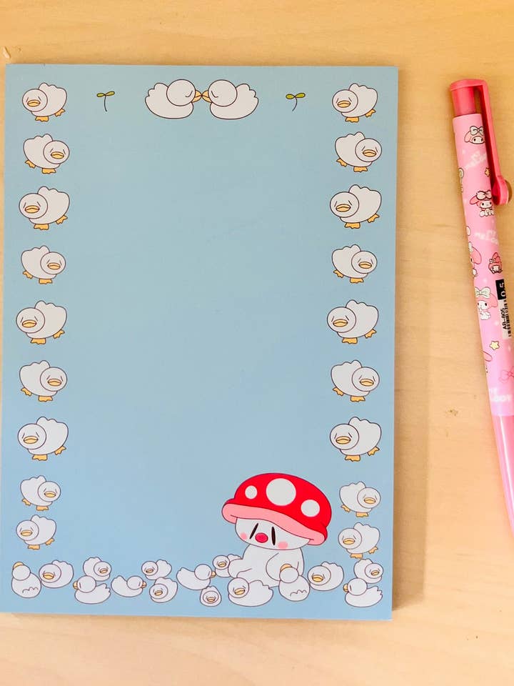 Marshall & Ducks Notepad for wholesale by Mar De Luna Arts Co