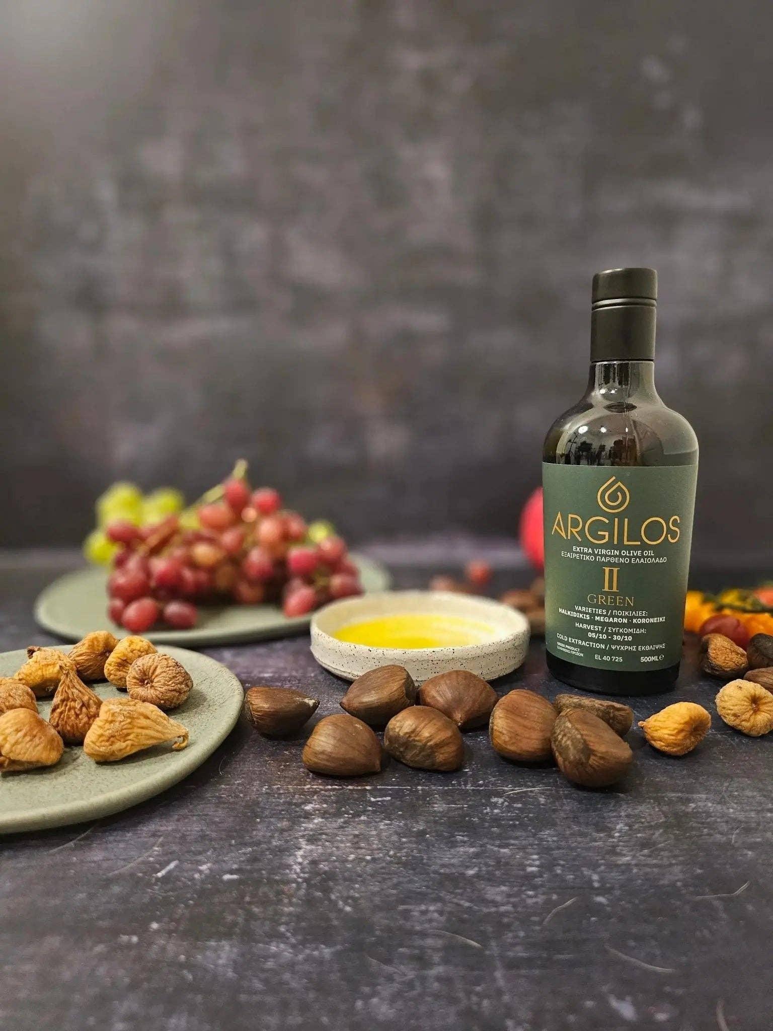 ARGILOS - Wholesale Olive Oil - ARGILOS II GREEN Greek Extra Virgin Olive Oil (500ml)11