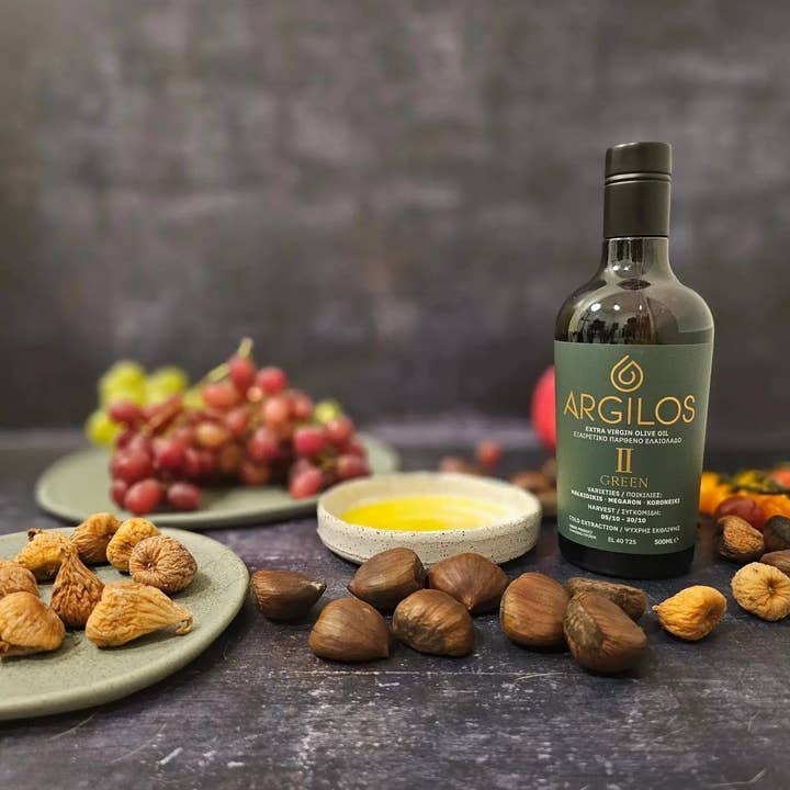 ARGILOS - Wholesale Olive Oil - ARGILOS II GREEN Greek Extra Virgin Olive Oil (500ml)11
