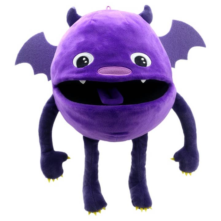 The Puppet Company (US) - Wholesale Puppet - Kids & Baby - Baby Monster Hand Puppet - Purple