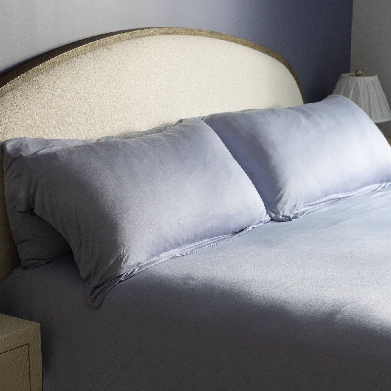 BleuBully Bedding - Wholesale Duvet Cover - Jersey Knit Duvet Cover in Dream Blue3