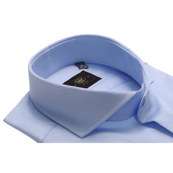 Virgoan Wish LLC - Wholesale Button Down Shirt - Men's - Da Vinci Blue Collar | Cutaway Collar shirt2
