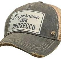 Vintage Life - Wholesale Trucker Hat - Unisex - Espresso Then Prosecco Trucker Hat Baseball Cap