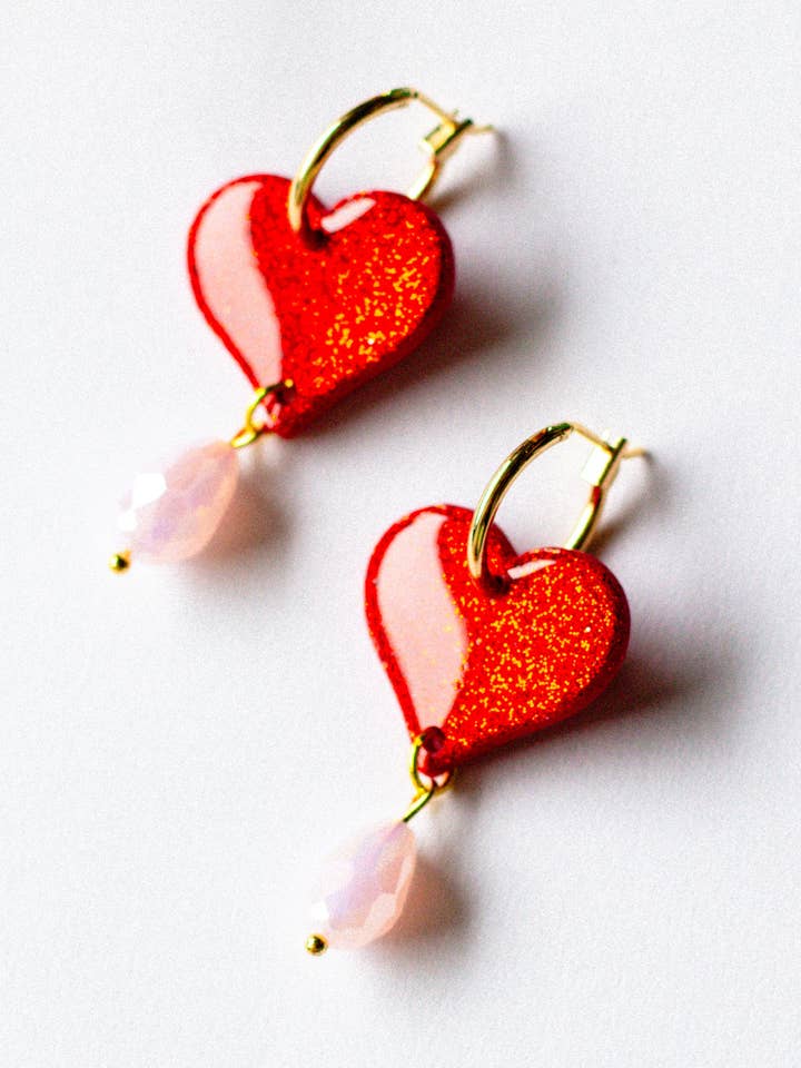 Gotas de Amor - Purpurina Vermelha por atacado de Slow Day Studios