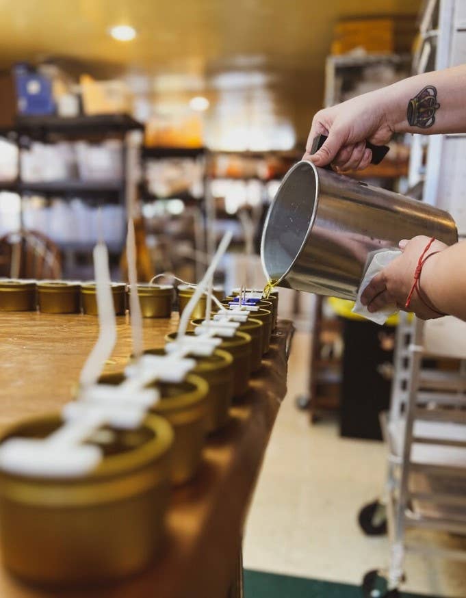 Messner Bee Farm - Wholesale Travel Candles - Honey Fig Tart 4oz. Candle - Paraffin Free!3