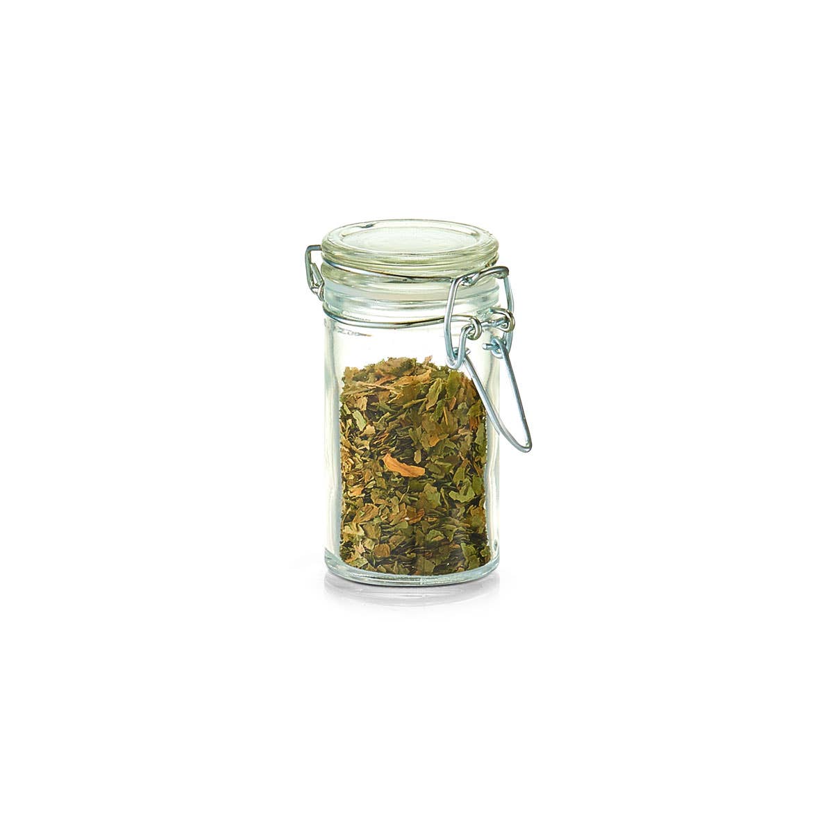 transparent Spice Jar Set with Clamp Closure, 4-Piece, Mini for wholesale on Faire3