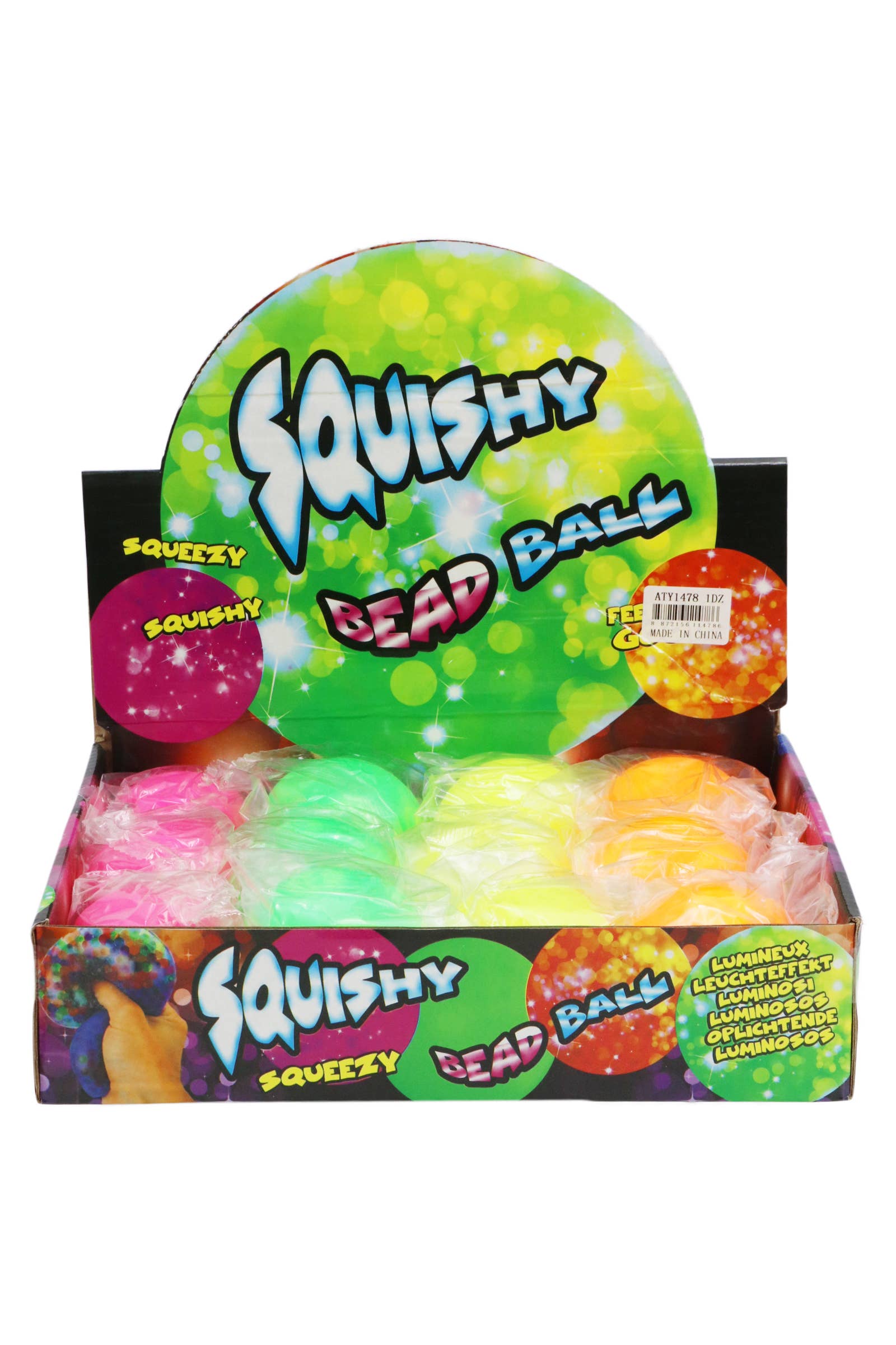 Cap Zone - Vendita all'ingrosso Giocattolo squishy - Bambini e neonati - Emoji Pop Palla Morbida Ripiena di Slime Soffice - 12 pz1