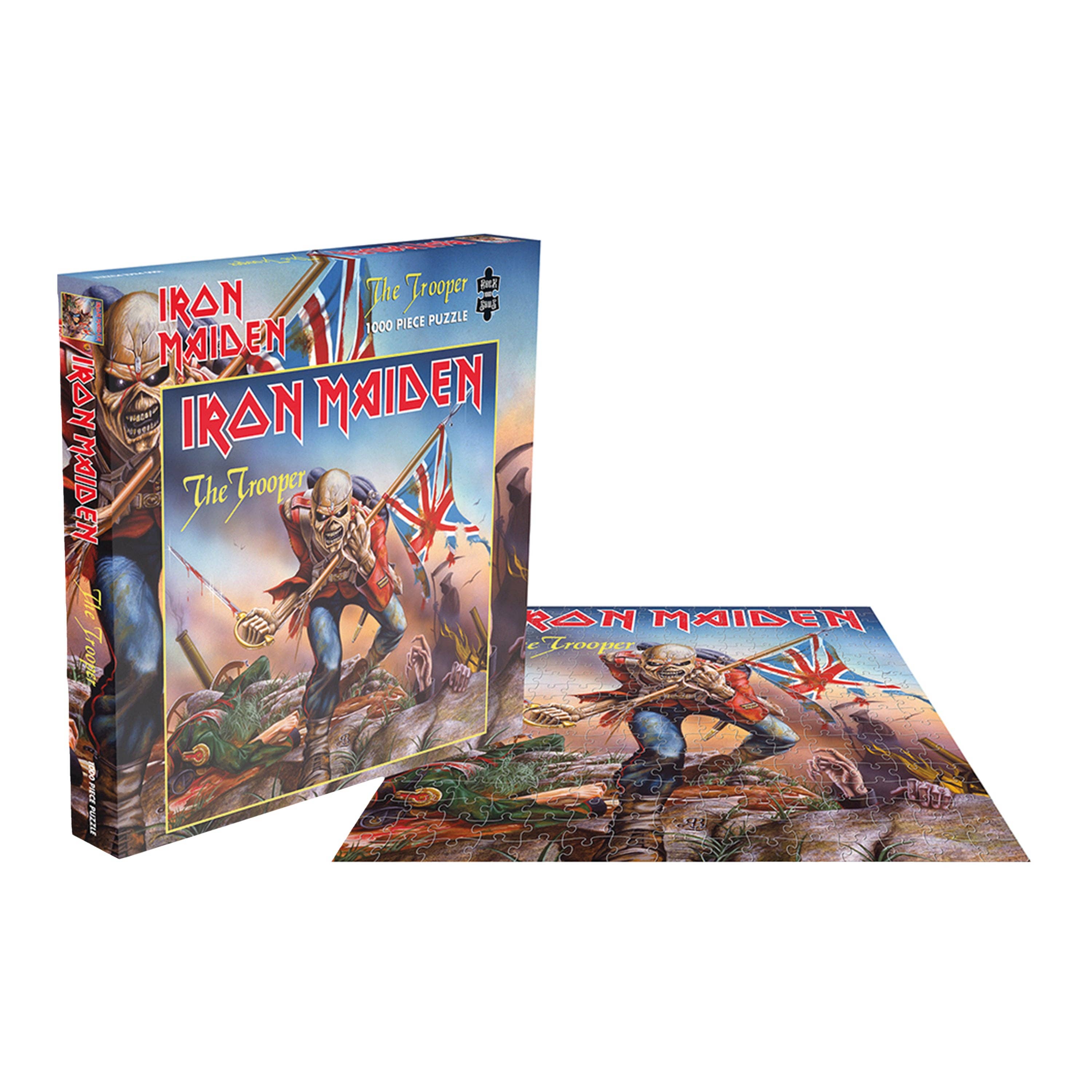 AQUARIUS, GAMAGO, ICUP, & ROCK SAWS by NMR Brands - Wholesale Puzzle - Adult - Iron Maiden The Trooper (1000 Piece Jigsaw Puzzle)2