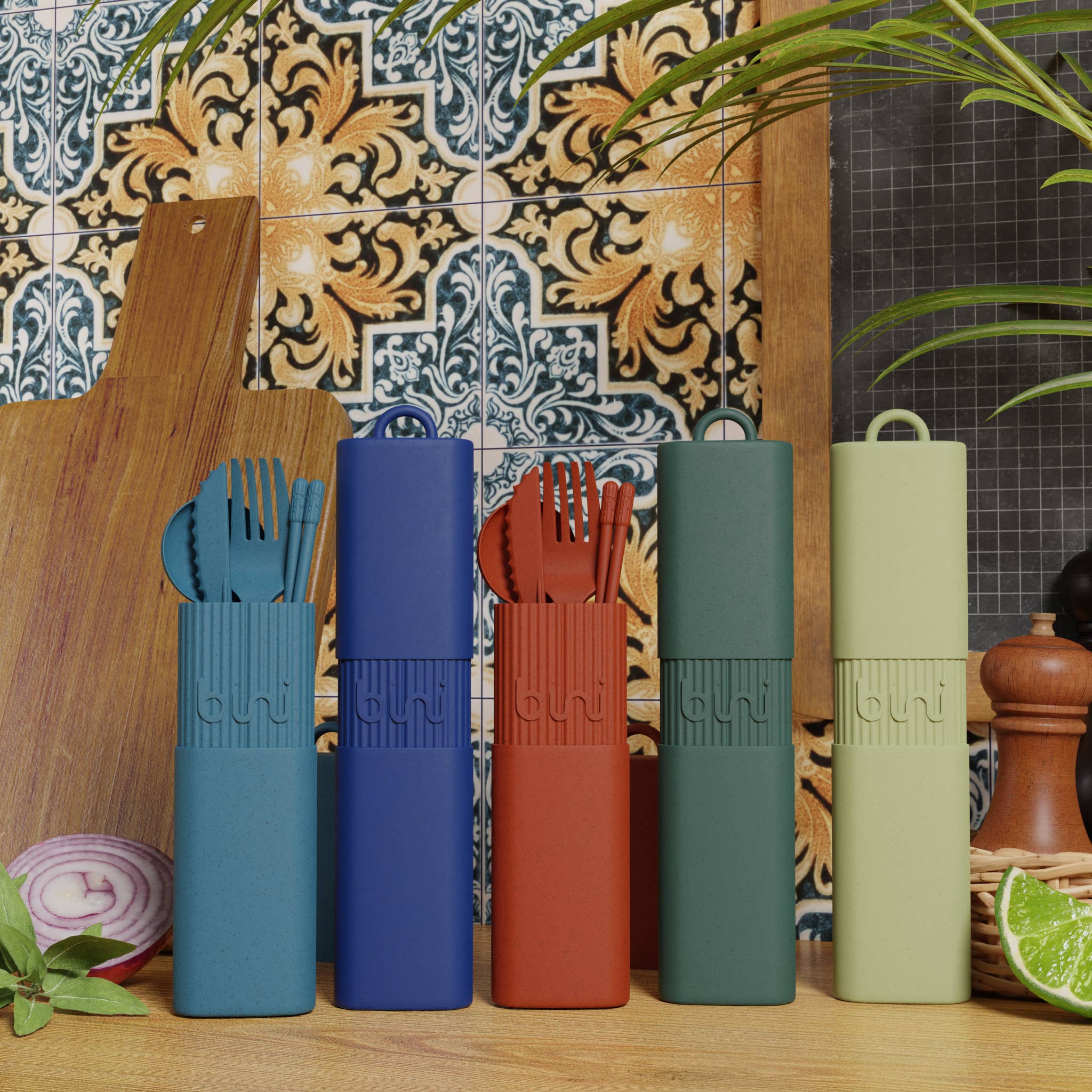 Bini - Vendita all'ingrosso Set di posate assortite - Bini Mix Pack n. 2 - 25 set di posate riutilizzabili2