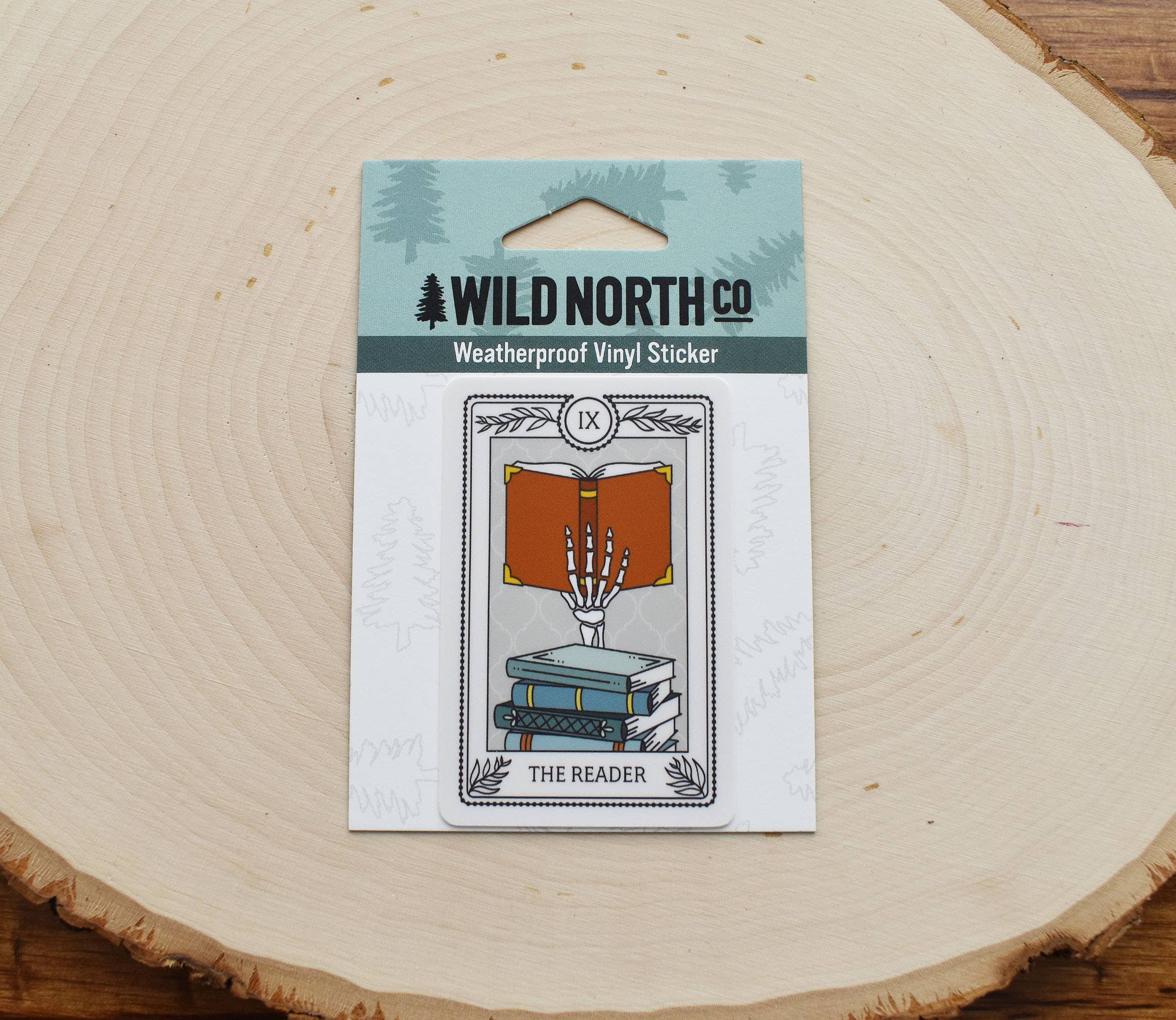 Wild North Co - Wholesale Sticker - The Reader Tarot Card Sticker2