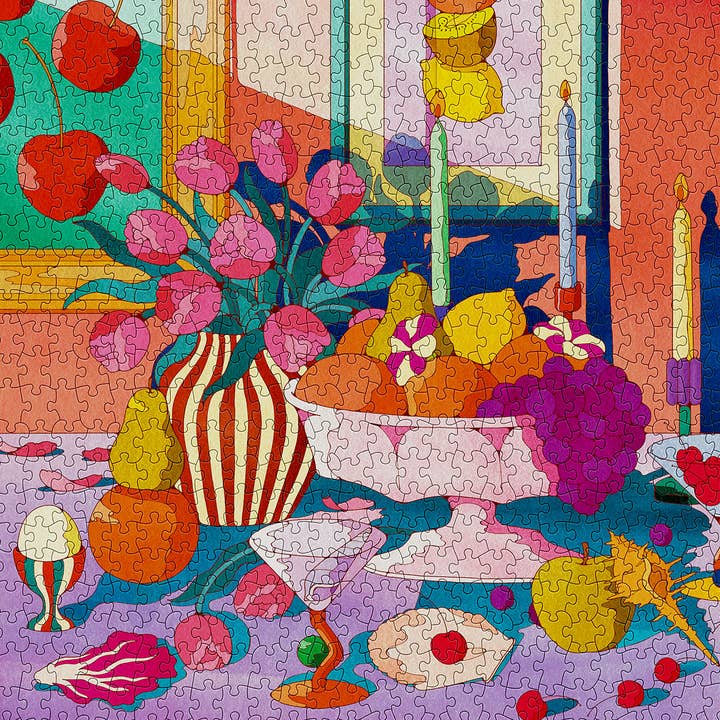 Cloudberries Jigsaw Puzzles - Wholesale Puzzle - Adult - Cherries 1000 Piece Random Cut Jigsaw Puzzle for Adults