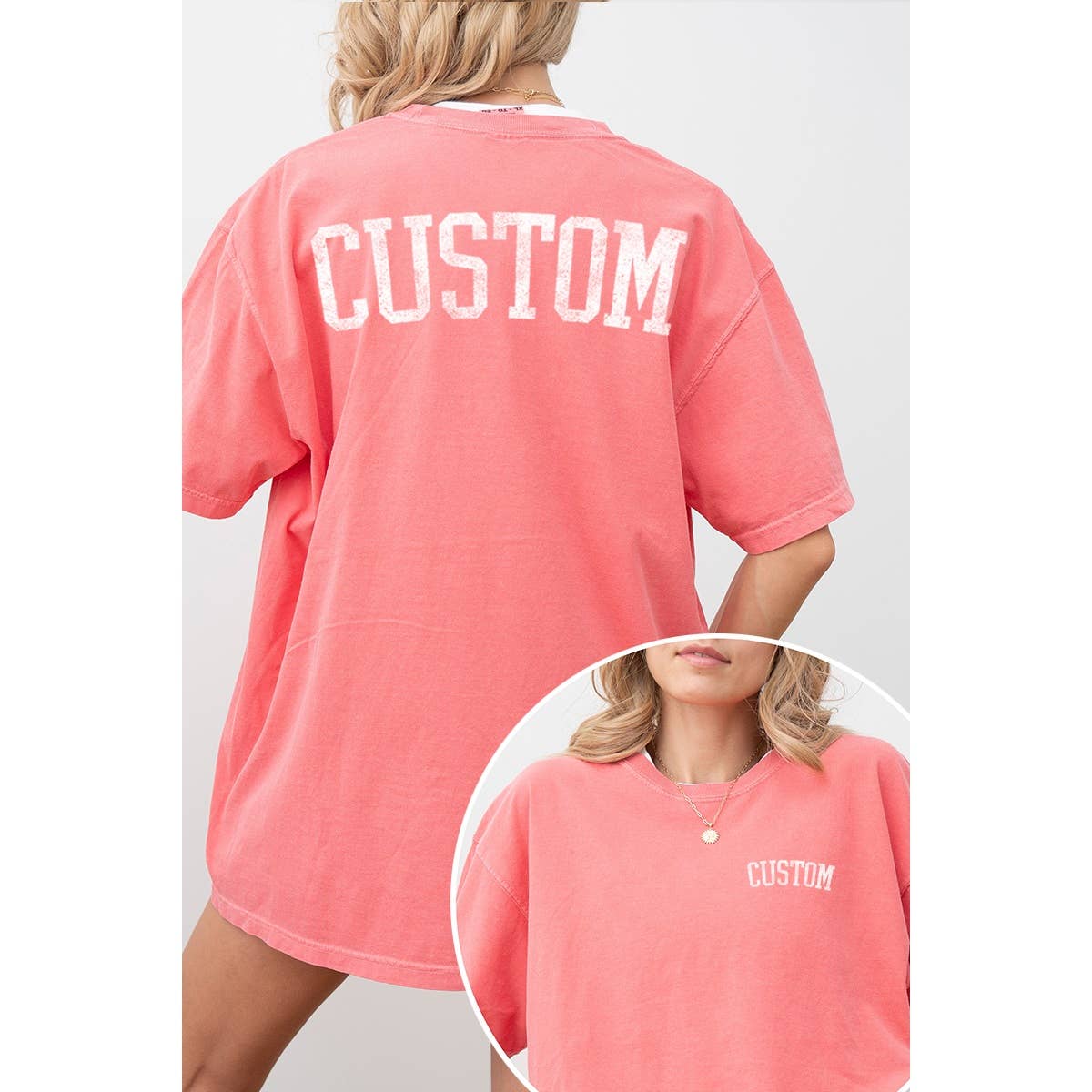 Illustrated Society - Wholesale Screen Printed T-Shirt - Women's - CUSTOM DESIGN VINTAGE GRAPHIC OVERSIZED TEE4