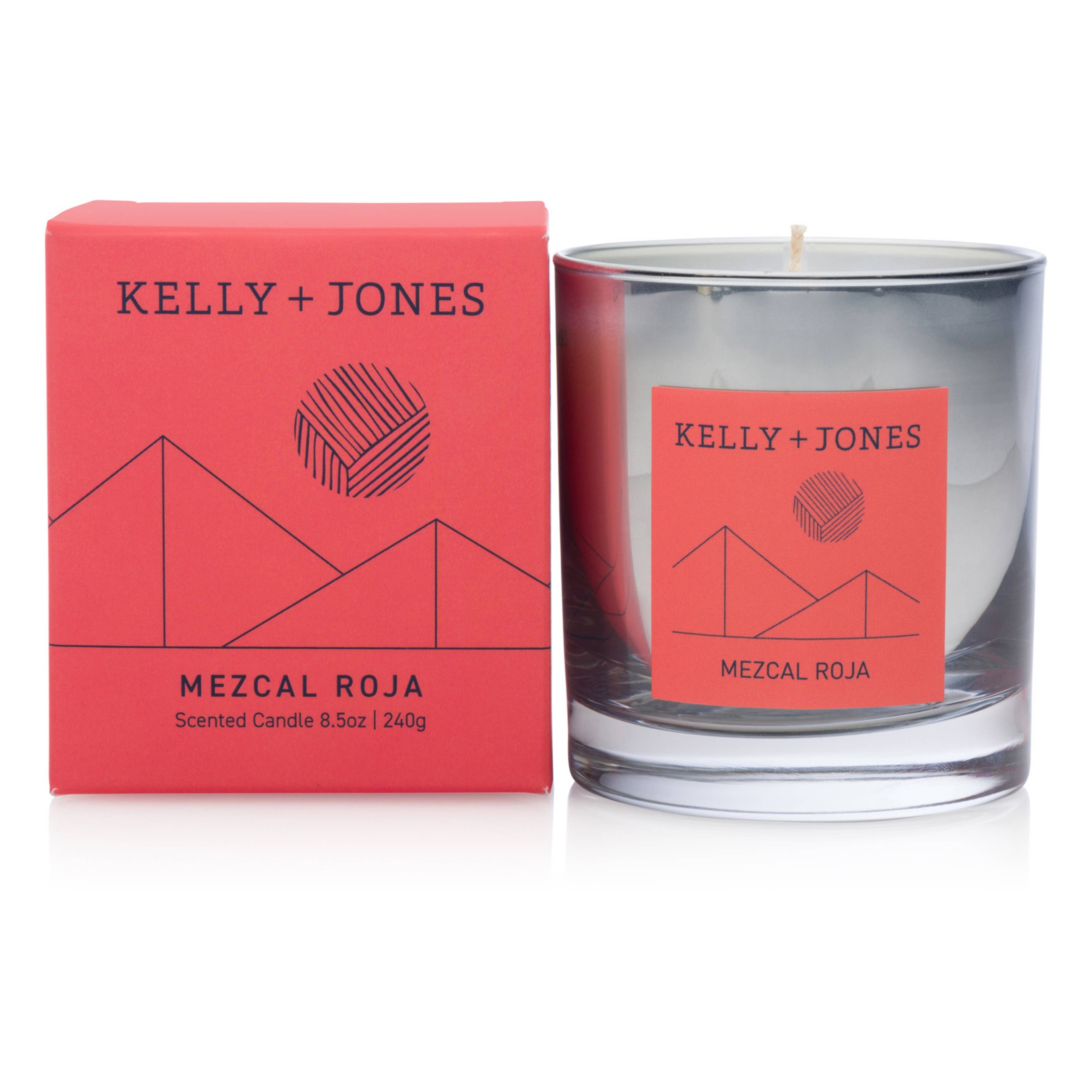 Kelly + Jones - Wholesale Jar/Filled Candle - MEZCAL Candle: Roja1
