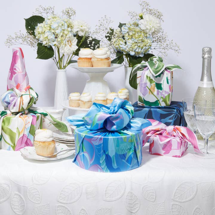 Wrappr - Wholesale Flat Wrap - Furoshiki Gift Wrap by Danni Ha | 18", Recycled Polyester49