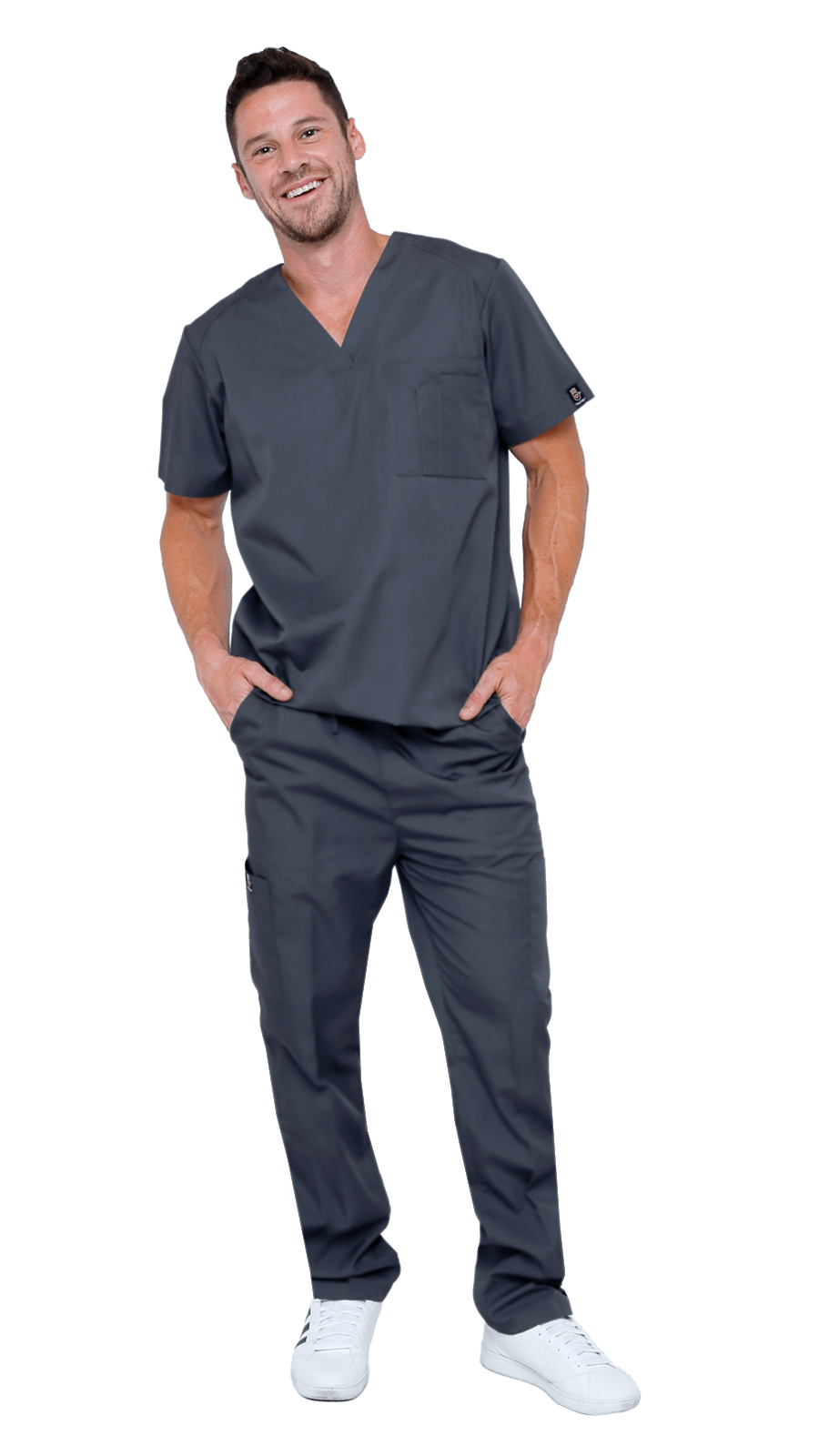 Dress A Med – wholesale Healthcare uniform – Men's – Men's 6 Pocket Soft Stretch Uniform Scrubs - Style ST1010