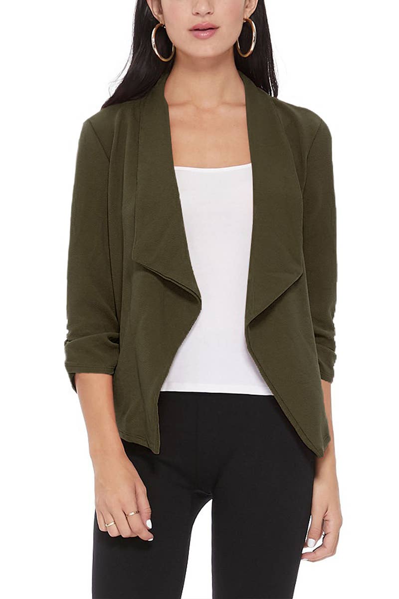MOA COLLECTION - Vente Blazer – femme - Veste Blazer Décontractée pour Femme - Silhouette Ajustée15