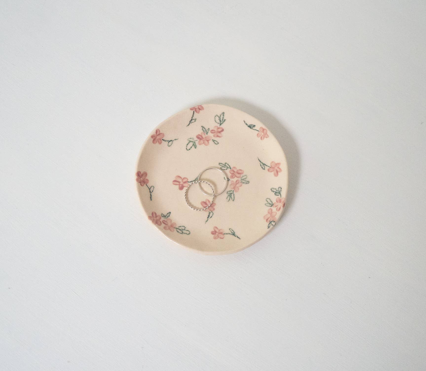 Erika Christine Ceramics - Wholesale Jewelry Dish - Wild Flowers Ring Dish1