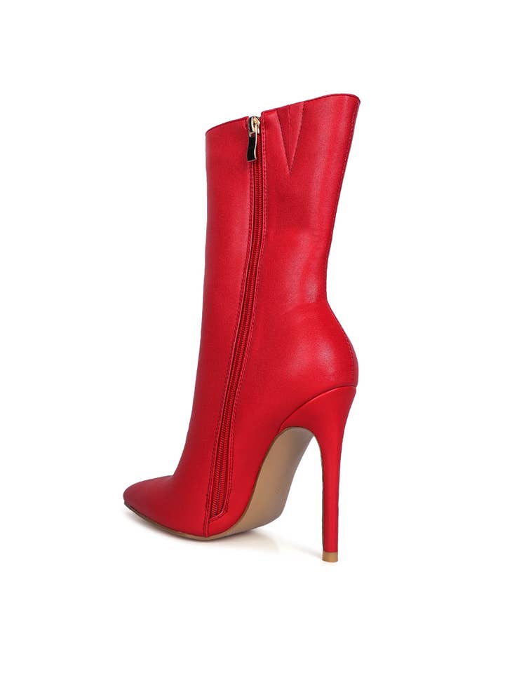 Rag Company - Wholesale Boots – Women’s - MICAH POINTED STILETTO HIGH ANKLE BOOTS23