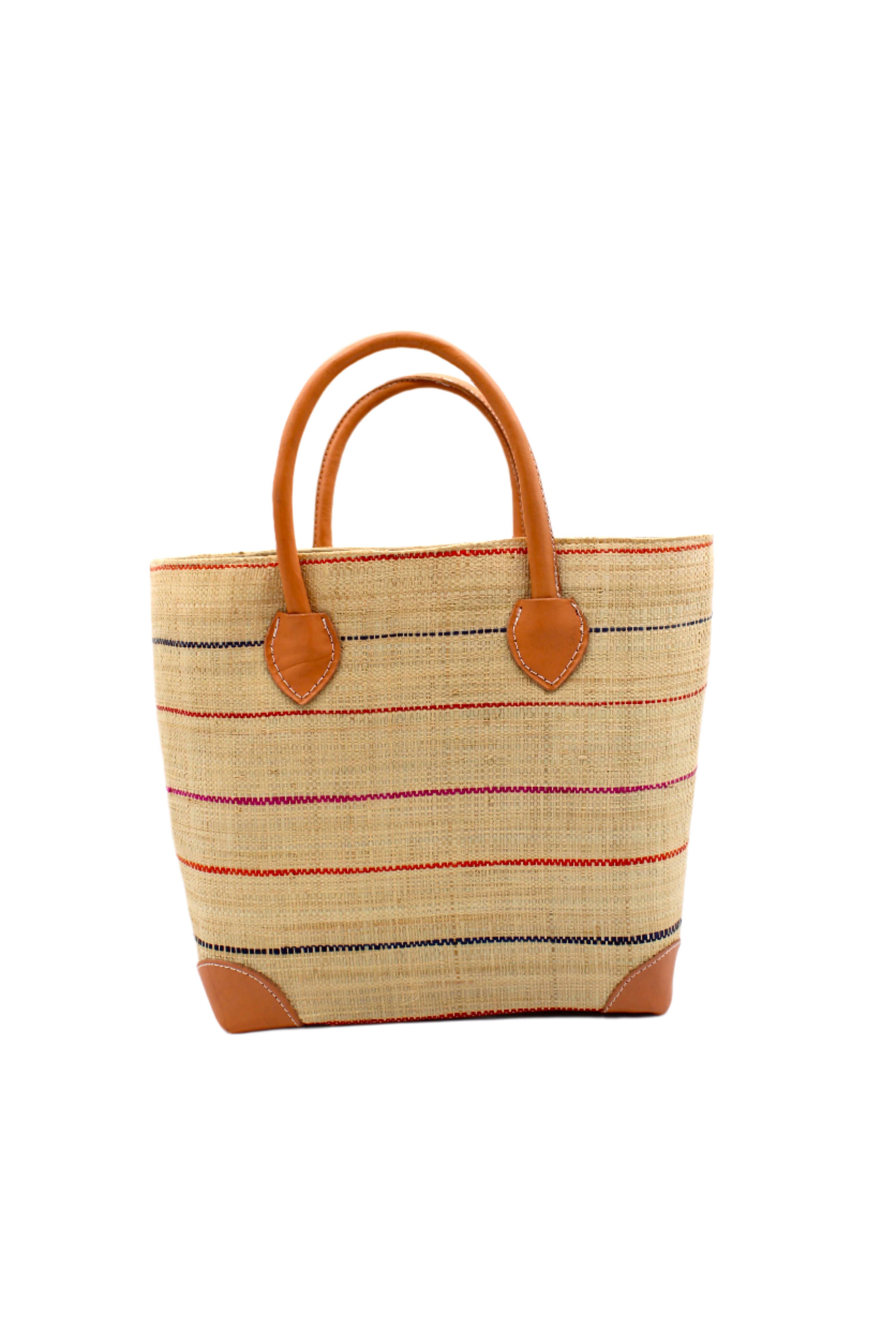 Shebobo - Wholesale Beach Bag - Augustine Straw Basket Bag - Three Sizes6