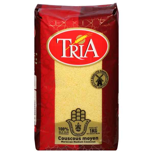 Hudson Meat Company - Wholesale Rice - COUSCOUS MEDIUM 1KG     -     TRIA0