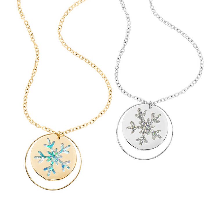 Viv&Lou – wholesale Pendant/charm necklace – Snowflake Olivia Necklace4