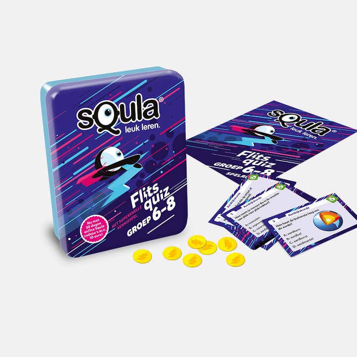 Squla Flash Quiz-spil - Klasse 1-8: Læring gennem leg for engroshandel hos NHP International