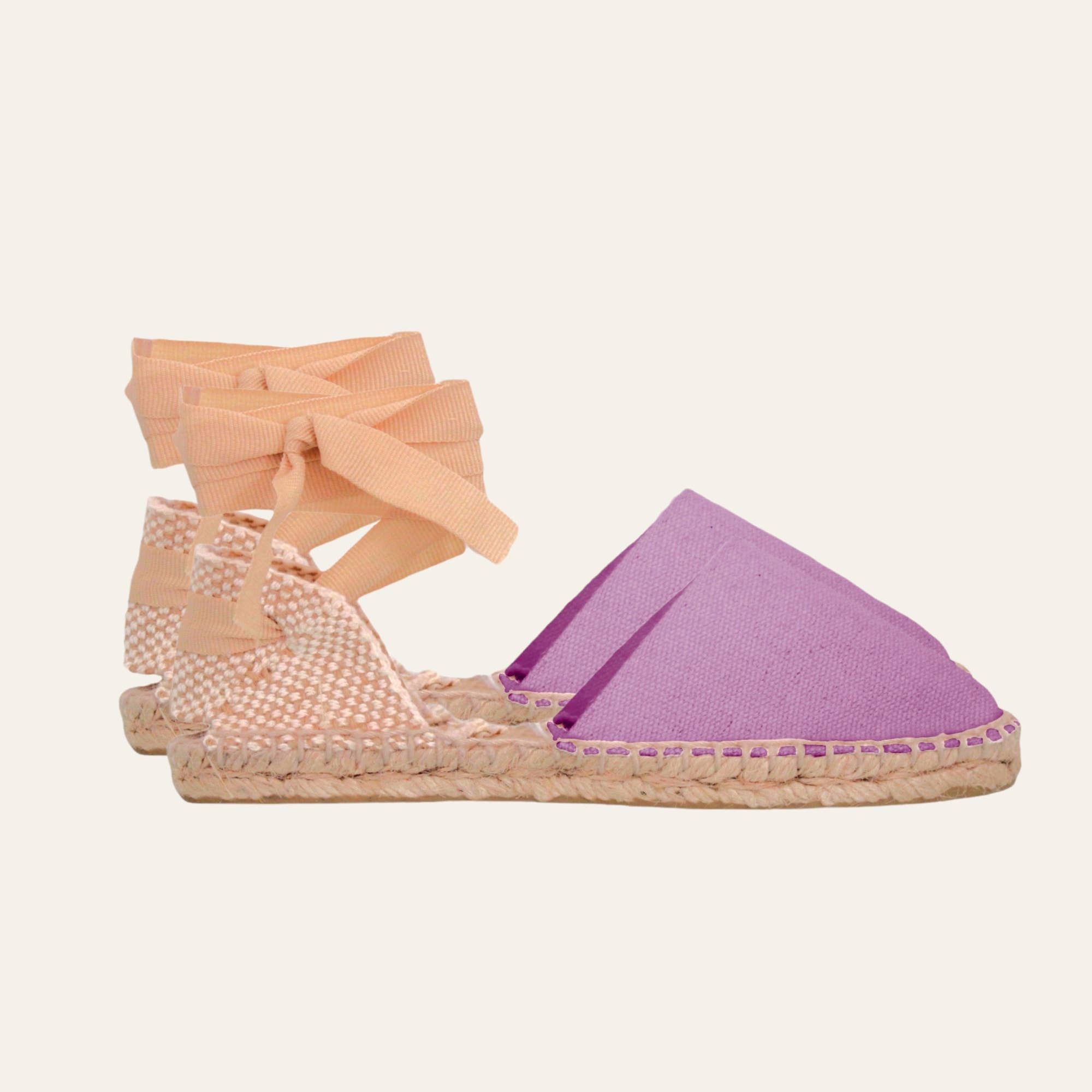 Las Mediterraneas - Wholesale Sandals - Women's - Valencian espadrille with double ribbons5